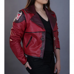Women's Arcane Vi Jacket League of legends Vi Cosplay Costume Red Jacket Women's Arcane Vi Jacket League of legends Vi Cosplay Costume Red Jacket